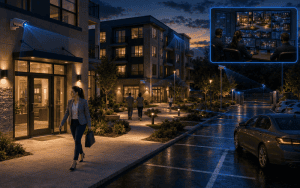 Multifamily security monitoring handled remotely after property staff leave