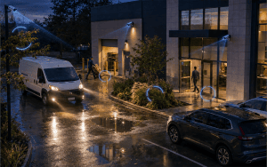 Commercial camera false alarms caused by weather, light and routine movement
