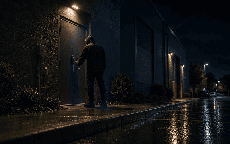Unanswered security alerts waiting in a commercial monitoring queue