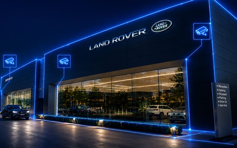 Park Place Jaguar Land Rover dealership using EyeQ Business Intelligence for real-time customer recognition and arrival alerts